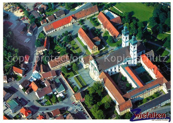 Zwiefalten Wuerttemberg Fliegeraufnahme Ehemalige Benediktinerabtei