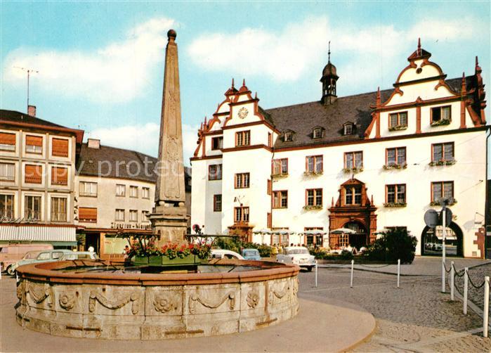 Darmstadt Rathaus Marktbrunnen
