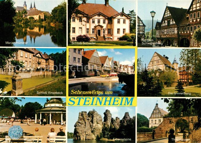 Steinheim Westfalen Grevenburg Externsteine Schloss-Vinsebeck Schloss-Schieder M