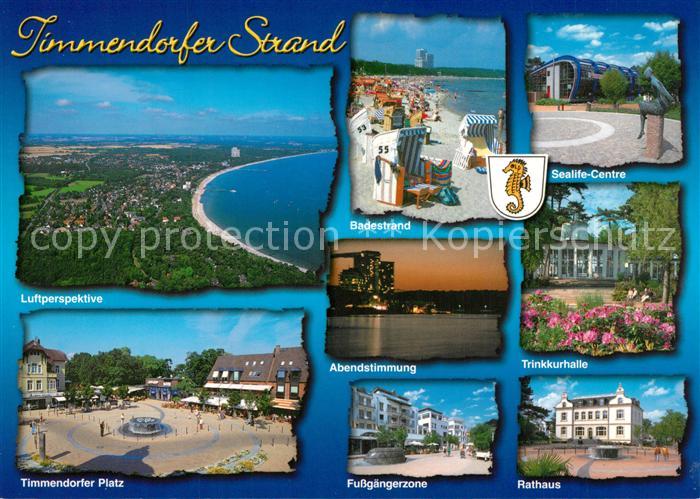 Timmendorfer Strand Fliegeraufnahme Strand Sealife-Centre Timmendorfer-Platz Tri