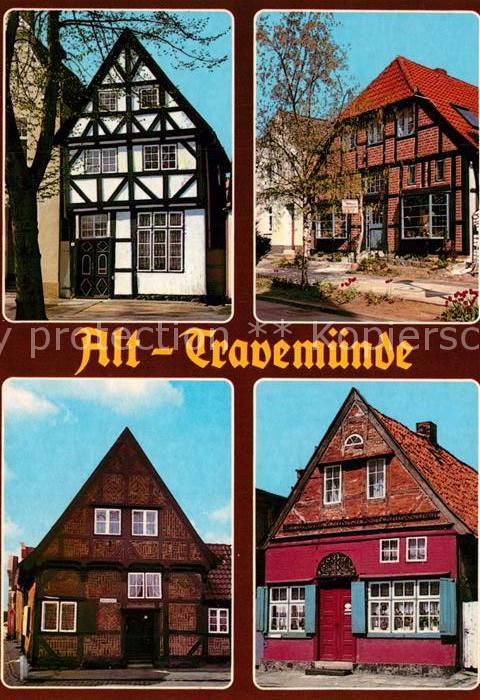 Travemuende Ostseebad Altstadt Fachwerk