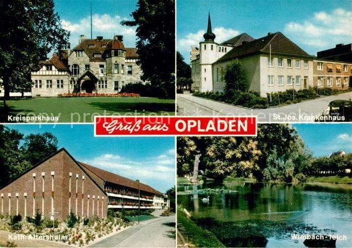 Opladen Kreiskrankenhaus Wimbach-Teich Altersheim