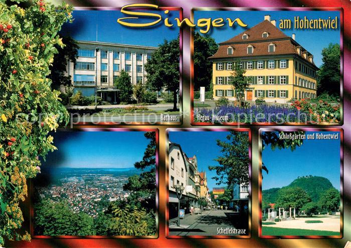 Singen Hohentwiel Hegau-Museum Scheffelstrasse Schlossgarten