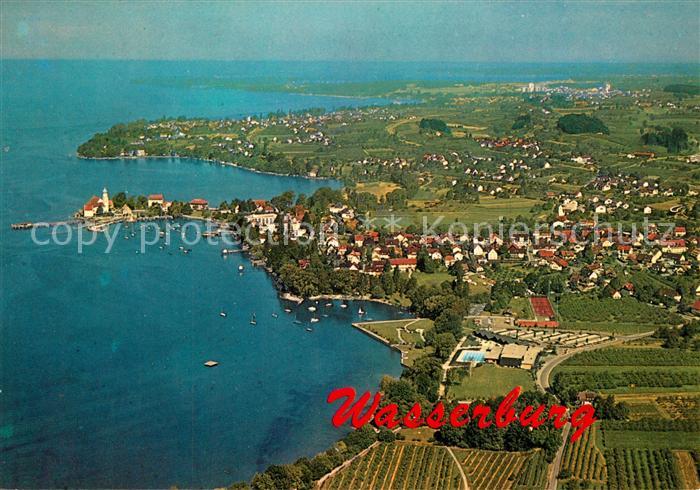 Wasserburg Bodensee Fliegeraufnahme