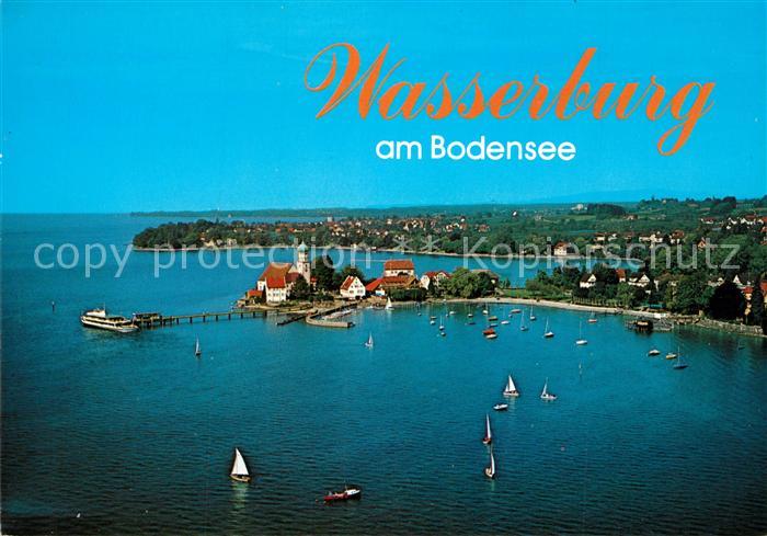 Wasserburg Bodensee Fliegeraufnahme