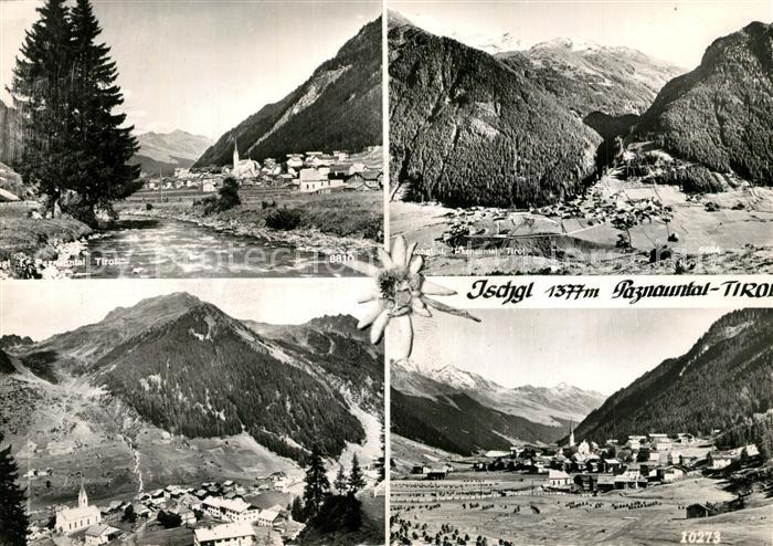 Ischgl Fliegeraufnahme Paznauntal