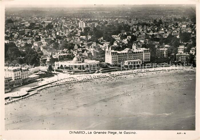 Dinard 35 Fliegeraufnahme Casino et Grande Plage