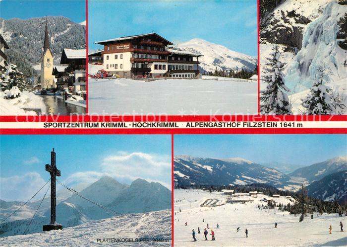 Krimml Skizentrum Gerlosplatte Kirchenpartie
