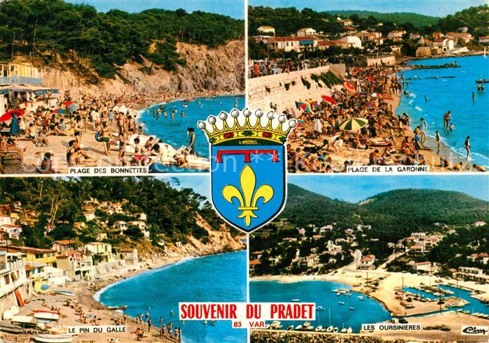 Pradet Var Le Plages des Bonnettes Garonne Pin-du-Galle Les-Oursinieres