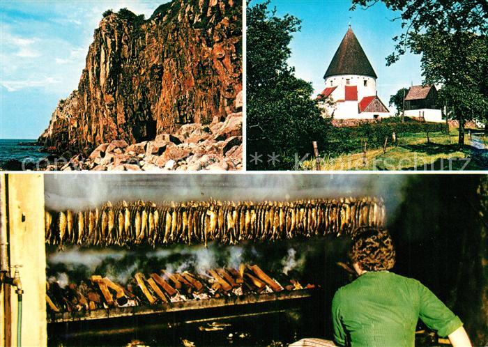 Bornholm Jons Kapel Ols Kirke Fischraeucherei