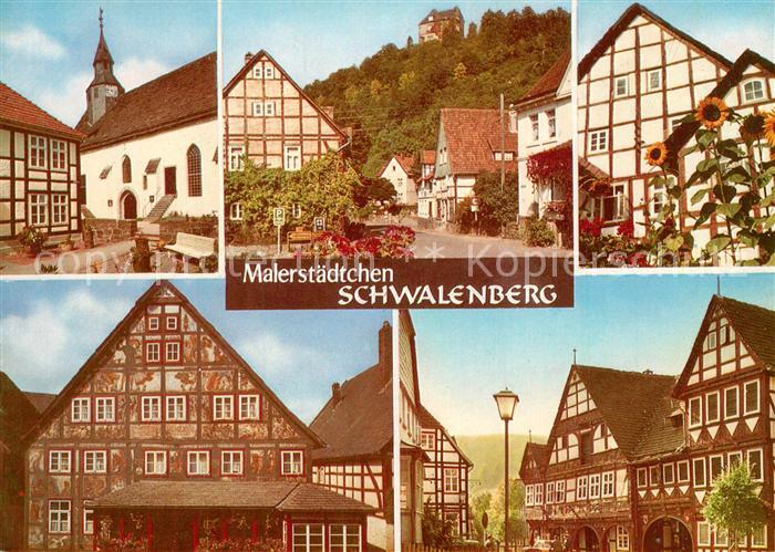 Schwalenberg Malerstaedtchen Fachwerk