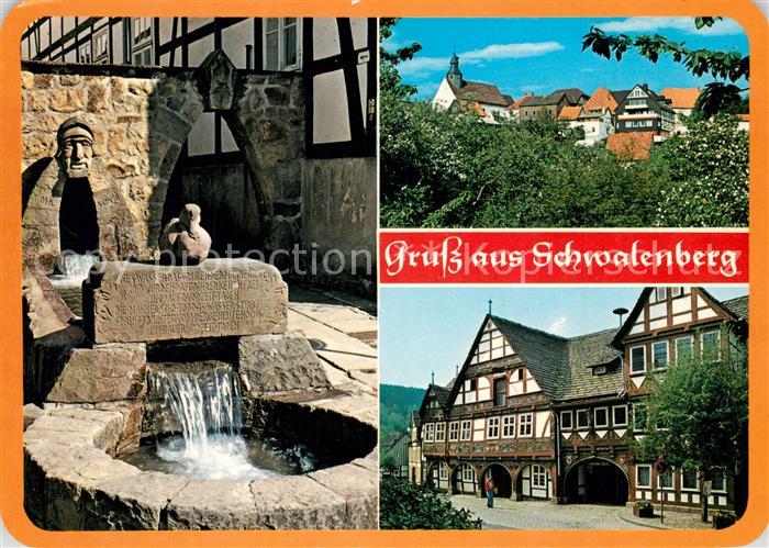 Schwalenberg Malerkasten Rathaus Volkwinbrunnen