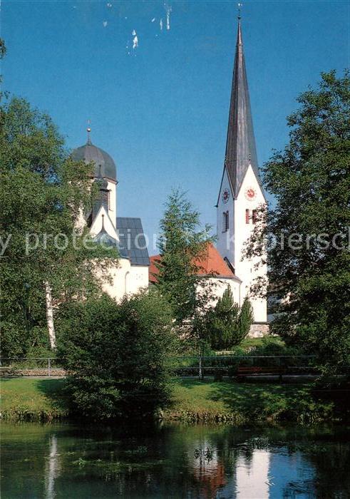 Fischen Allgaeu Frauenkapelle und Pfarrkirche