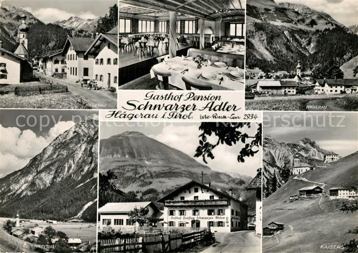 Haegerau Tirol Gasthaus Pension Schwarzer-Adler