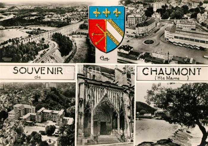 Chaumont 52 Fliegeraufnahme Kirche