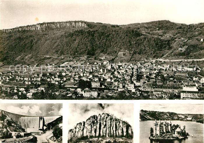 Bort-les-Orgues Fliegeraufnahme Le Barrage Chateau