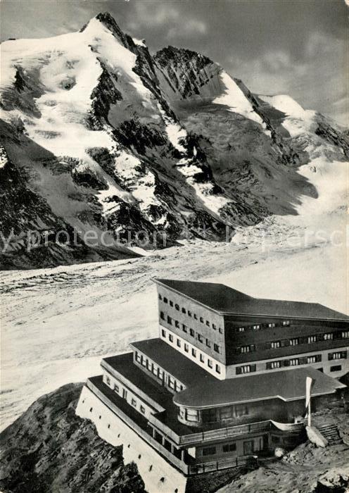 Grossglockner Fliegeraufnahme Hotel Franz-Joseph-Haus