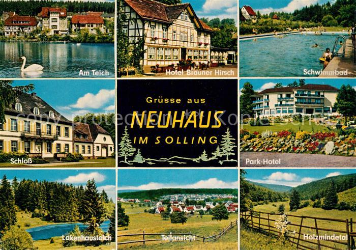 Neuhaus Solling Hotel Brauner Hirsch Schloss Park-Hotel Freibad Lakenhausteich