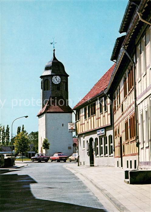 Seesen Harz St. Viti-Kirchturm Fachwerk