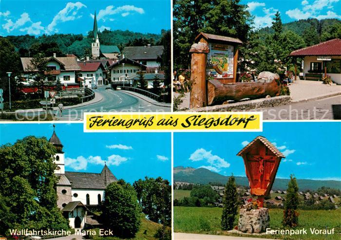 Siegsdorf Oberbayern Wallfahrtskirche Maria-Eck Ferienpark Vorauf