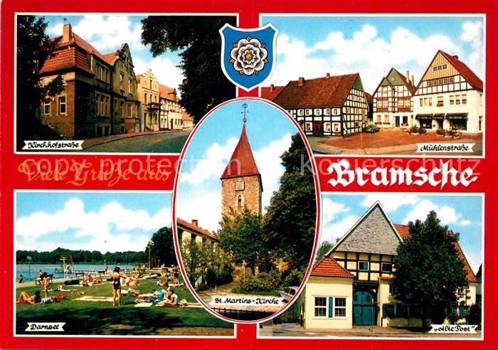 Bramsche Hase Kirchhofstrasse Muehlenstrasse Alte-Post Darnsee