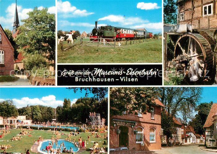 Bruchhausen-Vilsen Freibad Muehlrad Museumsbah