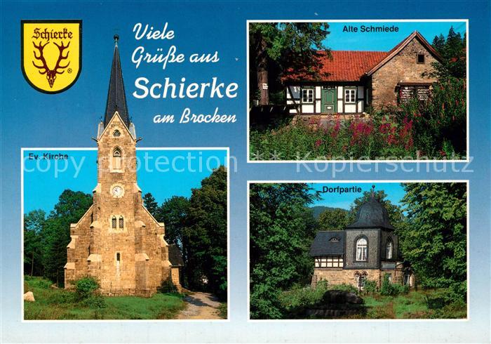 Schierke Harz Kirche Alte-Schmiede