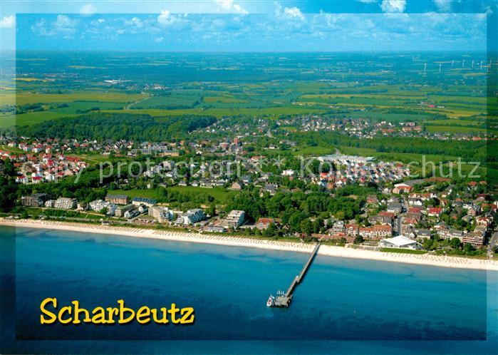 Scharbeutz Ostseebad Fliegeraufnahme mit Strand