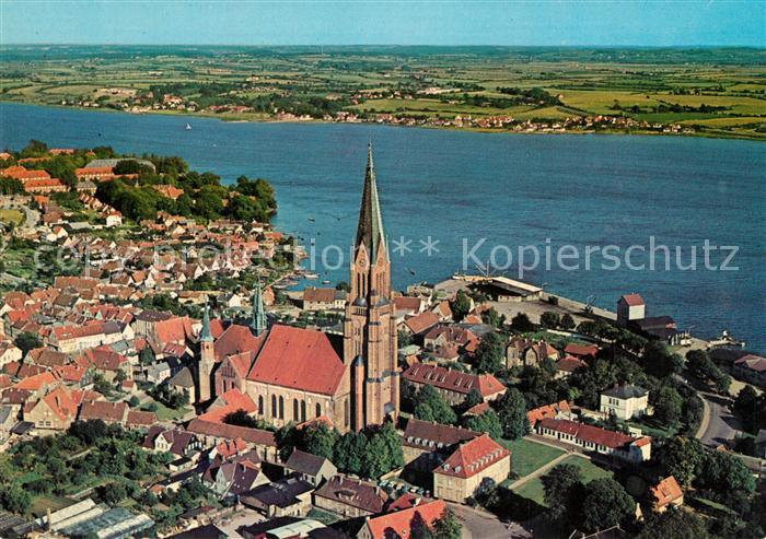 Schleswig Schlei Fliegeraufnahme mit Dom