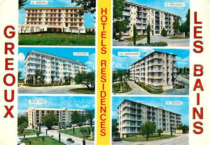 Greoux-les-Bains Hotels Residences Verdon Provence Belle