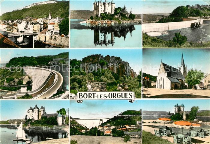 Bort-les-Orgues Chateau de Val Barrage Eglise