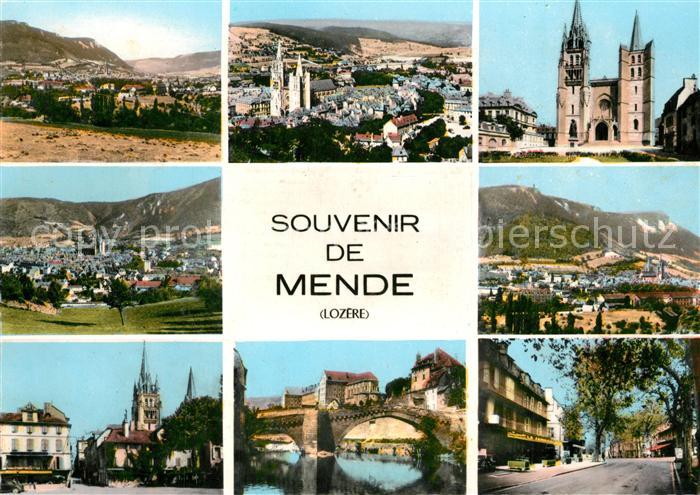 Mende Kirche Bruecke Stadtpanoramen