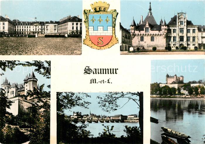 Saumur Schloss Rathaus Stadtansichten