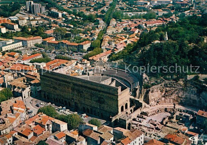 Orange Vaucluse Fliegeraufnahme Antiktheater