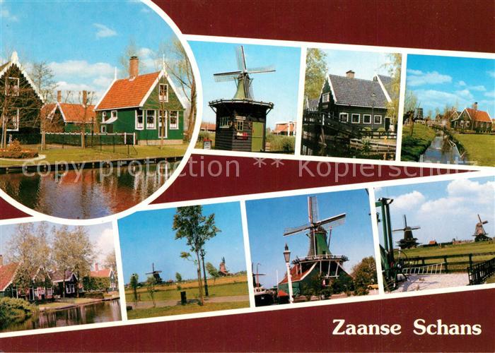Zaanse Schans Windmuehlen Ortsansichten