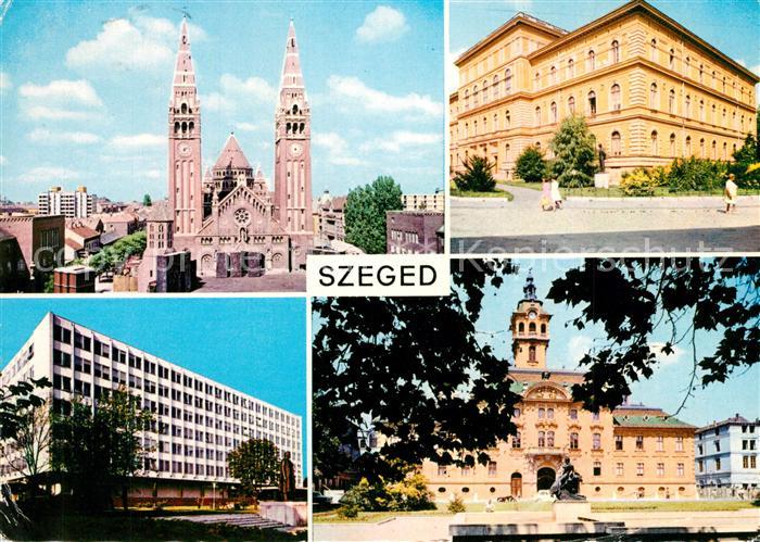 Szeged Rathaus Kirche Stadtansichten