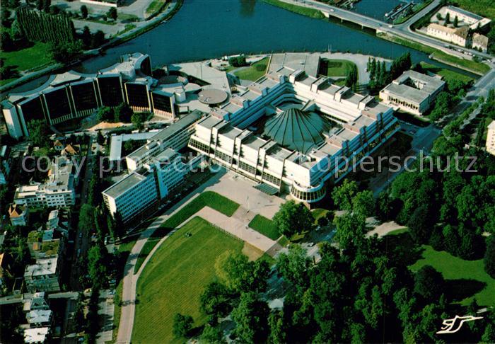 Strasbourg Alsace Fliegeraufnahme Palais de L Europe