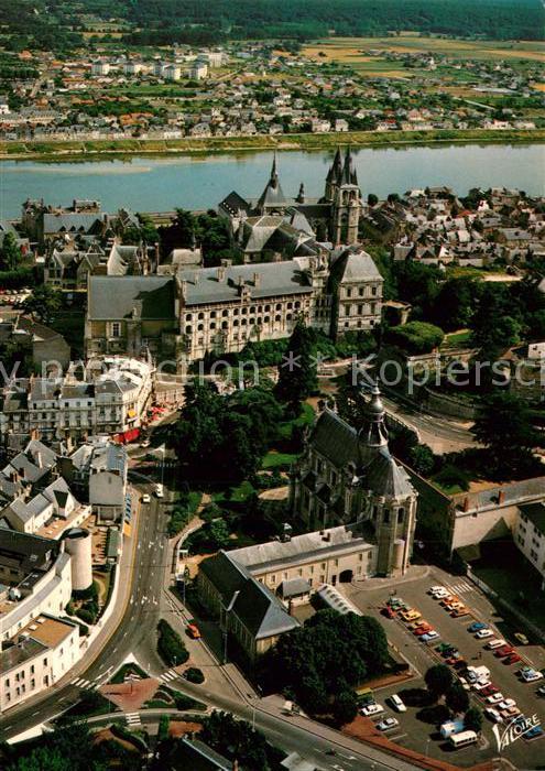 Blois 41 Fliegeraufnahme La poste eglise Saint Vincent de Paul