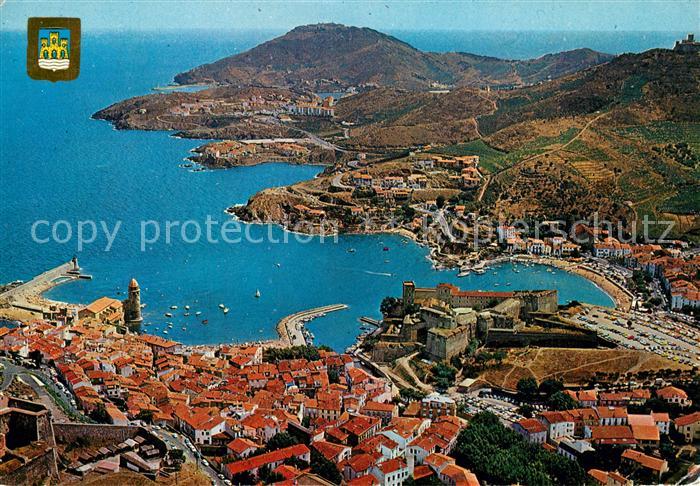 Collioure Fliegeraufnahme Cap Bear