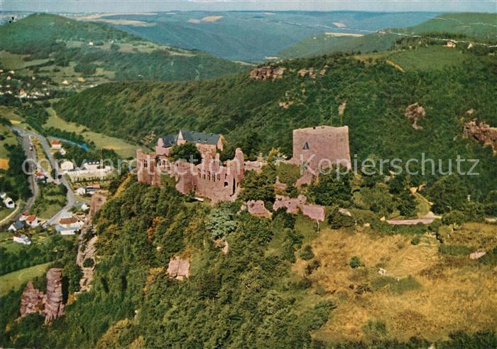 Nideggen Eifel Fliegeraufnahme Burg