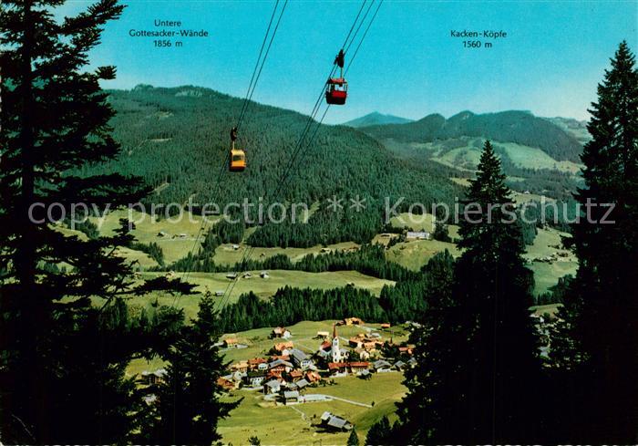 Riezlern Kleinwalsertal Vorarlberg Kanzelwandbahn