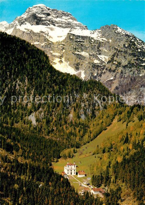 St Martin Lofer Wallfahrtsort Maria Kirchental Fliegeraufnahme