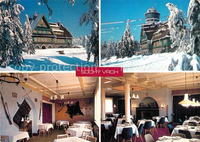 Jablonne nad Orlici Hotel Suchy Vrch Winterlandschaft