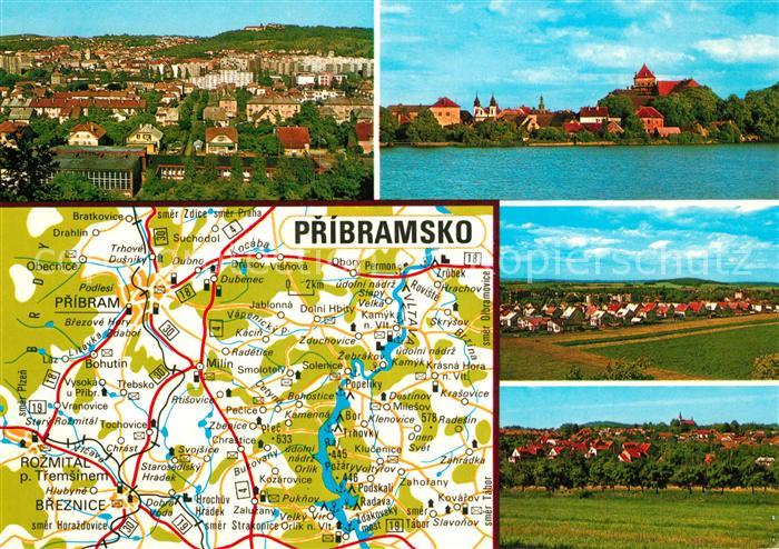 Pribram Stadtplan Panorama