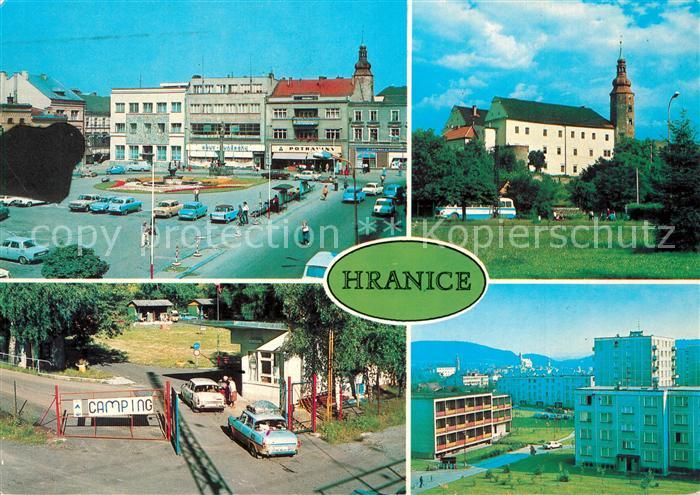 Hranice nad Morave Rathaus Schloss Camping Hochhaeuser