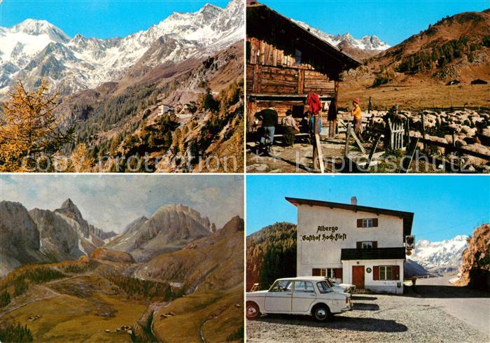 oetztal Tirol Gasthof Hochfirst oetztalergruppe Schafuebertrieb Passeier Schneeb