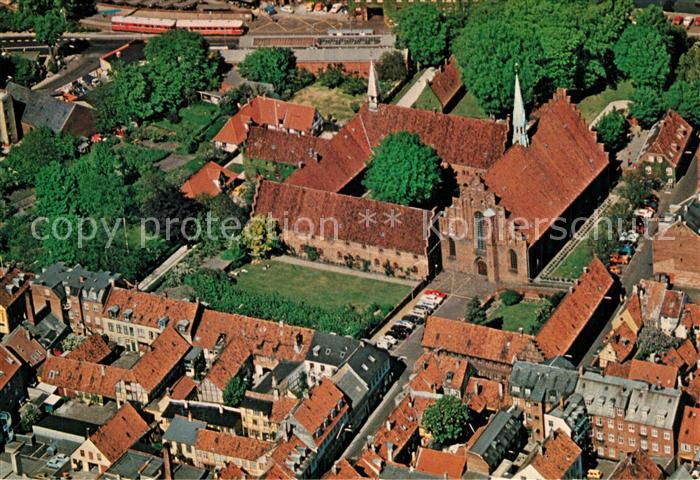 Helsingor Elsinore Fliegeraufnahme Karmeliterkloster Marienkirche