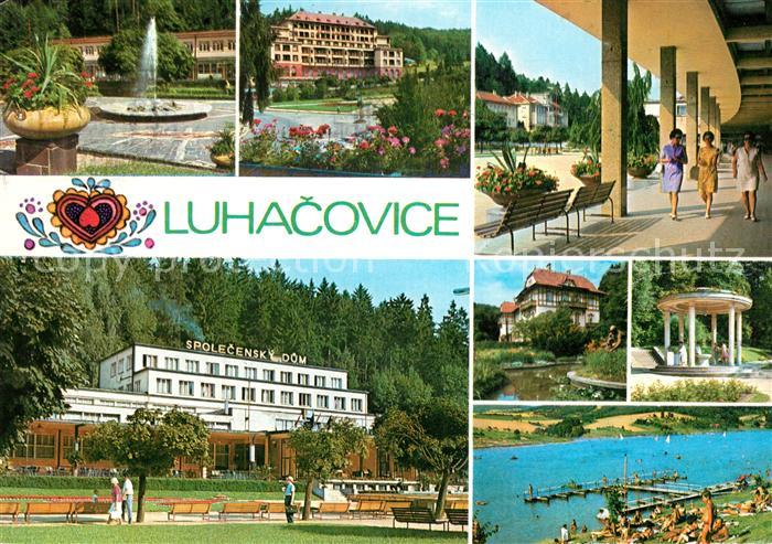 Luhacovice Brunnen Palace Sanatorium Kolonnaden Spolecensky Dum
