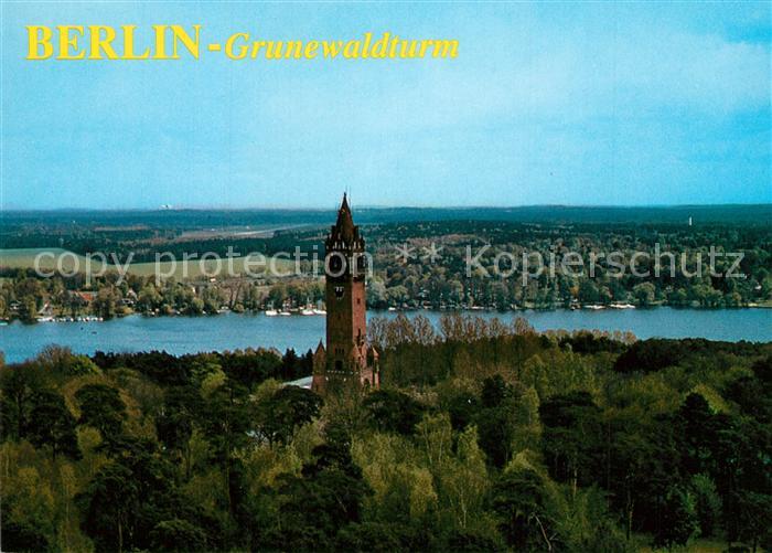 Berlin Grunewaldturm Fliegeraufnahme