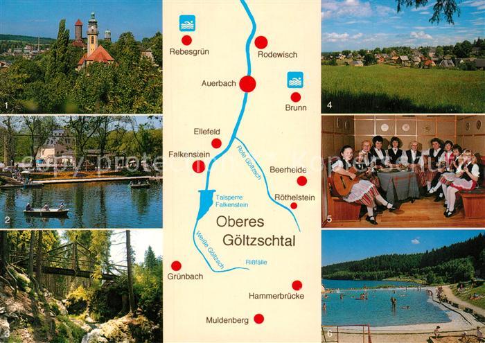 Goeltzschtal Vogtland Auerbach Rodewisch Hammerbruecke Rissfalle Beerheide Gruen